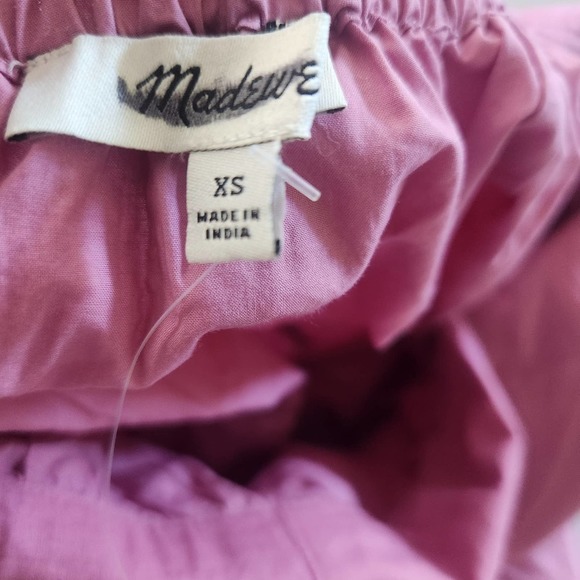 NWT Madewell Sidonie Poplin Maxi Dress in Shaded Pink Size XS - Picture 10 of 10